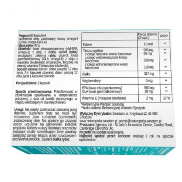 zdrowie naturalnie vegepa omega3 igennus etykieta