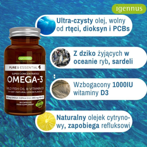 zdrowie naturalnie omega3 z d3 ultra czysty