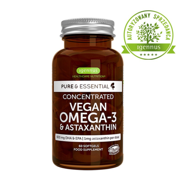 zdrowie naturalnie wegańskie omega3 z astaksantyną igennus