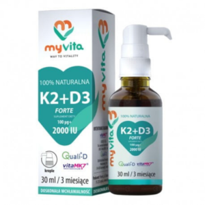 zdrowie naturalnie witamina k2mk7 d3 2000 forte krople myvita