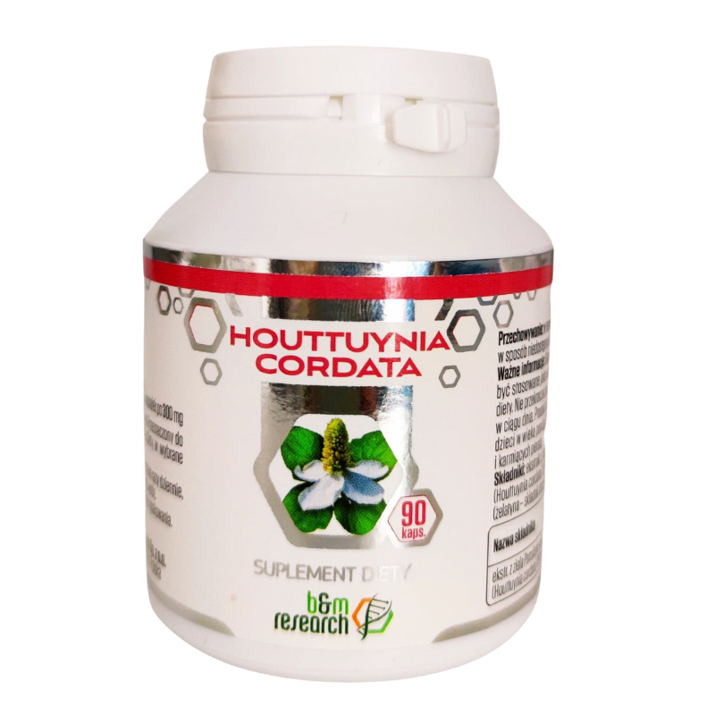 zdrowie naturalnie houttuynia cordata bm research