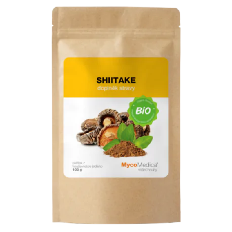 zdrowie naturalnie shiitake bio proszek mycomedica