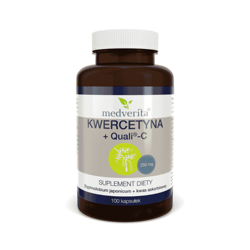 zdrowie naturalnie Kwercetyna z witaminą C Quali-C Medverita