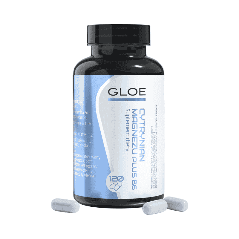 Gloe Cytrynian Magnezu B6 układ nerwowy 120 kapsułek