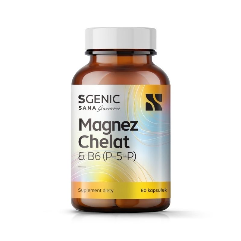 zdrowie naturalnie Sgenic Magnez Chelat z B6 diglicynian