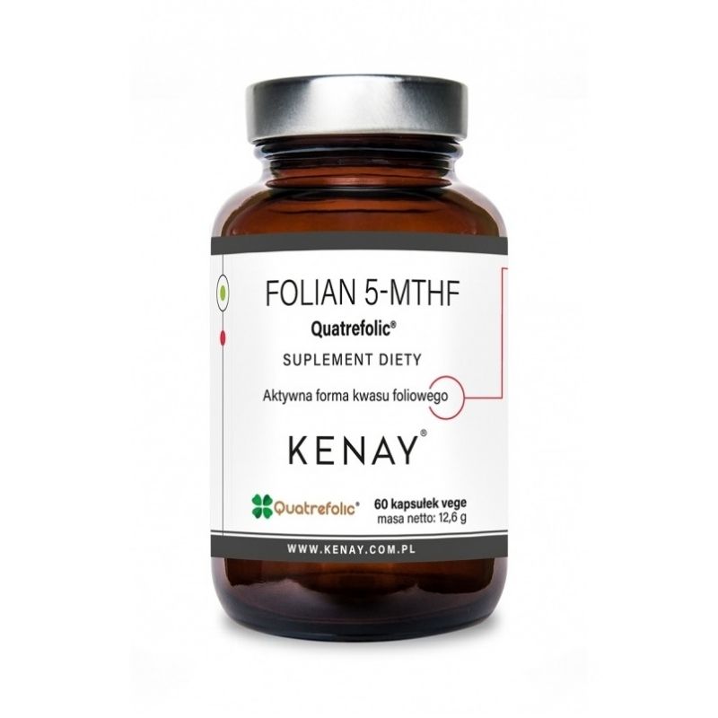 Folian 5-MTHF Kenay 60 kapsułek - suplement diety